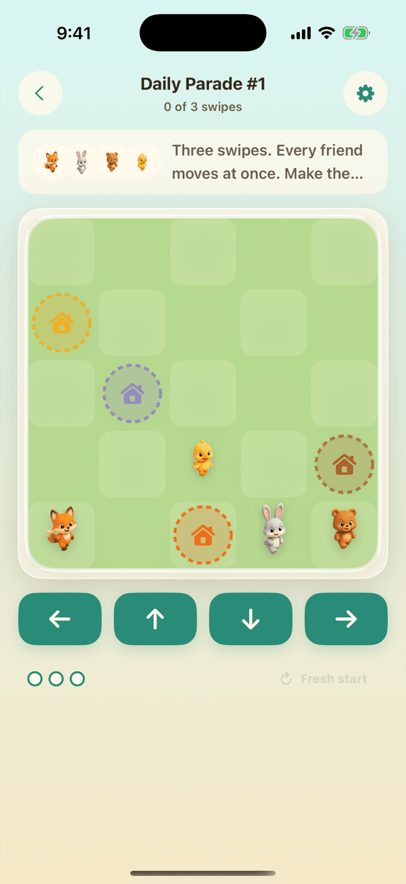 Home We Go daily animal puzzle